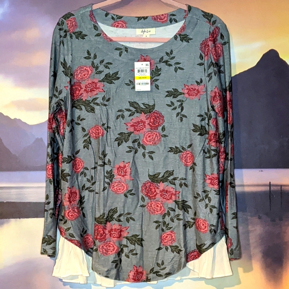 Floral Sweater